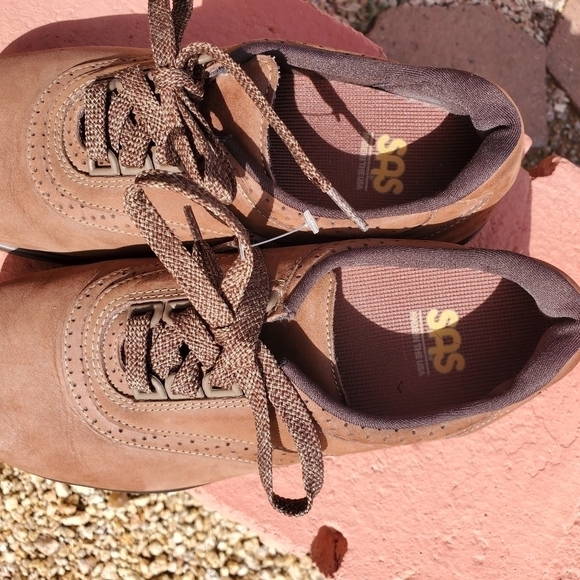 SAS Walk Easy Genuine Leather Lace-up Sz. 9 Shoe - Picture 5 of 12